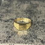 14 karaat gouden zegelring prachtige ring, Ophalen of Verzenden, Zo goed als nieuw, Goud, Dame