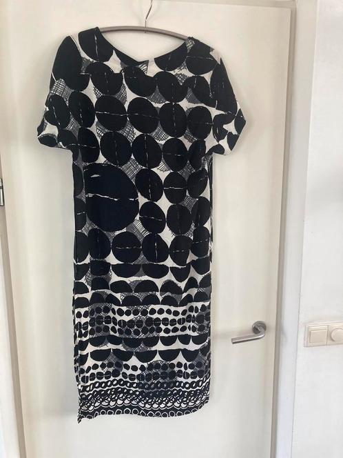 Lange tuniek jurk met zijsplitten. Didi maat s/m, Kleding | Dames, Jurken, Zo goed als nieuw, Zwart, Onder de knie, Verzenden