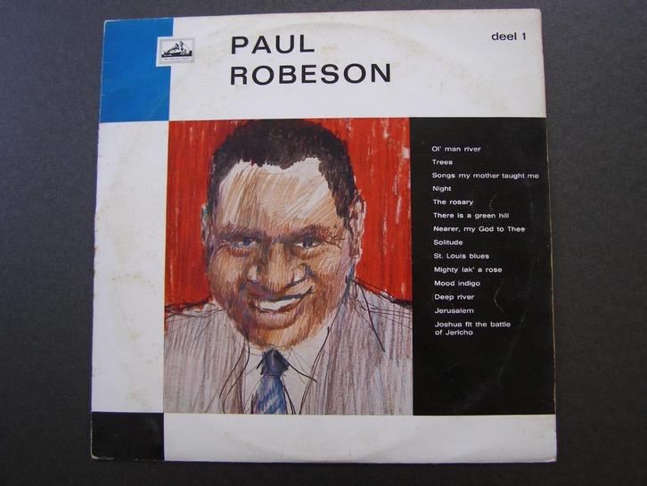LP Paul Robeson deel 1, o.a Joshua fit the battle of Jericho, Cd's en Dvd's, Vinyl | Jazz en Blues, Gebruikt, Blues, 1960 tot 1980