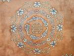 Handgeknoopt Oriental wol Aubusson tapijt peach 275x368cm, Huis en Inrichting, 200 cm of meer, Aubusson Frans floral Oriental hype