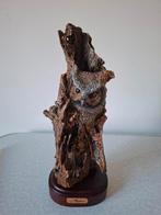 Uil in boomstronk van Marka Gallery, Antiek en Kunst, Curiosa en Brocante, Ophalen of Verzenden
