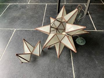 Hanglamp ster glas kroonluchter retro beschikbaar voor biedingen