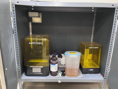 Anycubic 3D printer + Wash & Cure + resin (set), Computers en Software, 3D Printers, Gebruikt, Ophalen