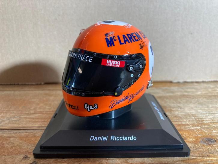 ✅ Daniël Ricciardo Monaco 2021 helm 1:5 Spark Mclaren F1 1/5, Verzamelen, Automerken, Motoren en Formule 1, Nieuw, Formule 1, Ophalen of Verzenden