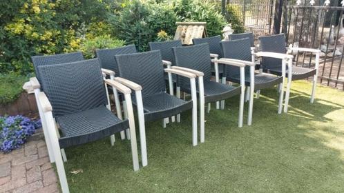 Wicker tuinstoelen / terrasstoelen horeca kwaliteit, Tuin en Terras, Tuinstoelen, Gebruikt, Wicker, Ophalen