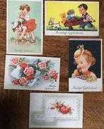 Oude felicitatie kaarten, Ophalen of Verzenden, 1940 tot 1960