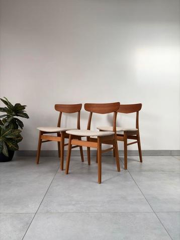 Vintage Scandinavische Eetkamerstoelen Farstrup Jaren 60 beschikbaar voor biedingen