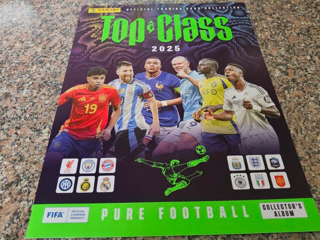 Panini Top Class 2025 Cards, Verzamelen, Verzenden, Zo goed als nieuw, Buitenlandse clubs, Poster, Plaatje of Sticker