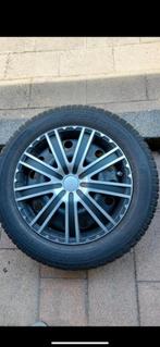 4 winterbanden topstaat met velgen, Auto-onderdelen, Banden en Velgen, Ophalen of Verzenden, 15 inch, Winterbanden, Banden en Velgen