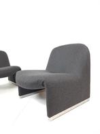 2 X Alky Artifort nieuw gestoffeerd antraciet SETPRIJS, Huis en Inrichting, Fauteuils, Modern vintage, ., 75 tot 100 cm, Ophalen of Verzenden