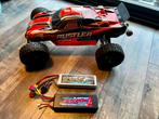 Traxxas Rustler 3s en 2x baterij LEES de omschrijving., Gebruikt, Auto offroad, Schaal 1:10, RTR (Ready to Run)