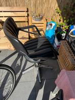 Professionele Kapper Stoel - Zwart, Huis en Inrichting, Stoelen, Gebruikt, Zwart, Ophalen of Verzenden, Metaal