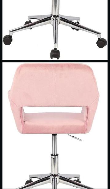 Roze bureaustoel - nieuwe  beschikbaar voor biedingen