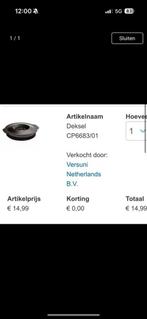 Deksel philips Cp6683/01, Tickets en Kaartjes, Eén persoon, Overige soorten