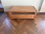TV meubel Teak, Ophalen, 100 tot 150 cm, Teakhout, Zo goed als nieuw