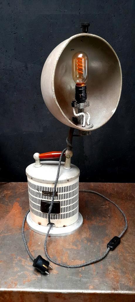 Hanau lamp vintage industrieel medisch, Huis en Inrichting, Lampen | Tafellampen, Gebruikt, Minder dan 50 cm, Ophalen of Verzenden