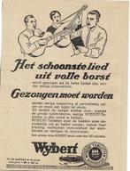 2x Het schoonste lied uit volle borst wordt gezongen WYBERT, Verzenden, Zo goed als nieuw, Overige typen