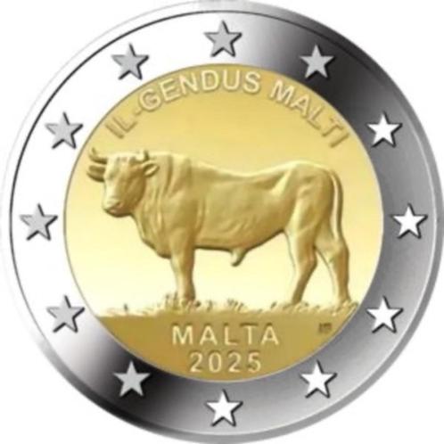 2 euro Malta “Maltese Os’’ BU 2025, Postzegels en Munten, Munten | Europa | Euromunten, Losse munt, 2 euro, Malta, Verzenden