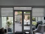 Witte duo rolgordijnen, Huis en Inrichting, Stoffering | Gordijnen en Lamellen, Ophalen, Gebruikt, 100 tot 150 cm, 200 cm of meer