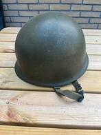 Vintage Legerhelm, Verzamelen, Ophalen of Verzenden, Overige soorten, Overige gebieden, Helm of Baret
