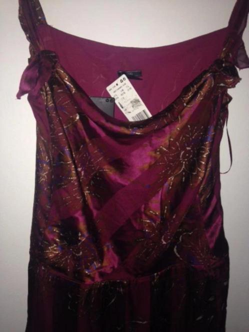Nieuwe Chique stijlvolle jurk met watervalhals merk Mango, Kleding | Dames, Jurken, Nieuw, Maat 38/40 (M), Ophalen of Verzenden