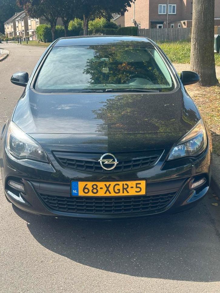 Opel Astra 1.4 Turbo 88KW 5D 2012 Zwart, Auto's, Opel, Particulier, Astra, Adaptieve lichten, Airbags, Airconditioning, Alarm