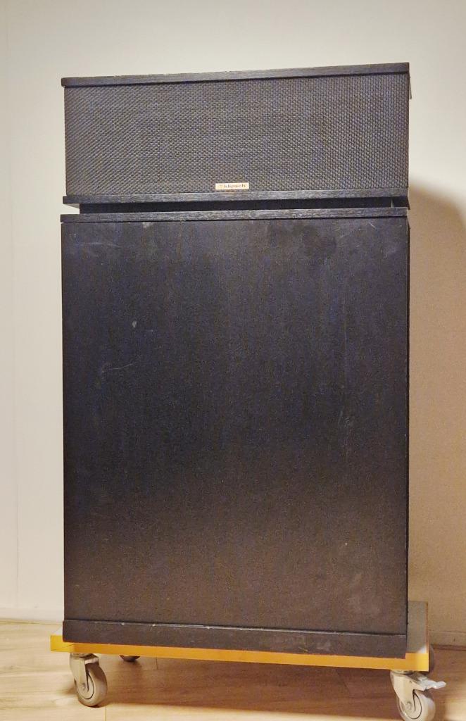 Klipsch Klipschorn AK-3 luidsprekers AK3 LEES !!, Audio, Tv en Foto, Luidsprekers, Gebruikt, Front, Rear of Stereo speakers, 120 watt of meer