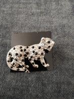 Panter Broche met Strass, Overige materialen, Nieuw, Ophalen of Verzenden, Zilver