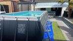Intex Ultra Frame Zwembad 274x549x132cm, Tuin en Terras, Gebruikt, 200 tot 300 cm, Rechthoekig, Ophalen