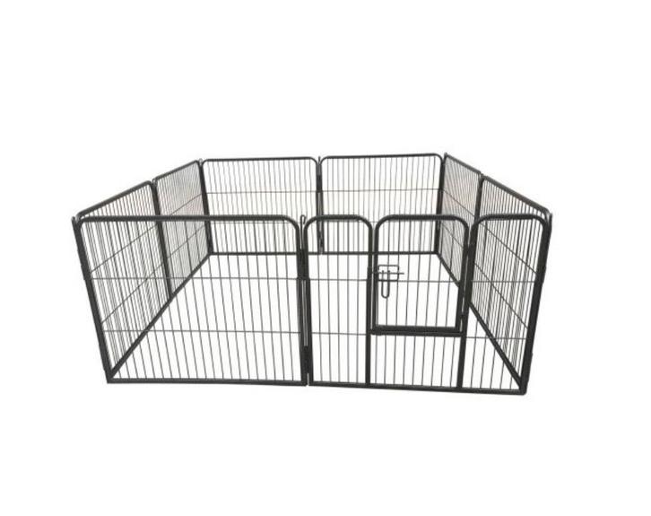 Adori 8-Hoekige Puppyren - Hondenbench - 76x81 cm Grijs, Dieren en Toebehoren, Hondenhokken, Zo goed als nieuw, 65 tot 100 cm