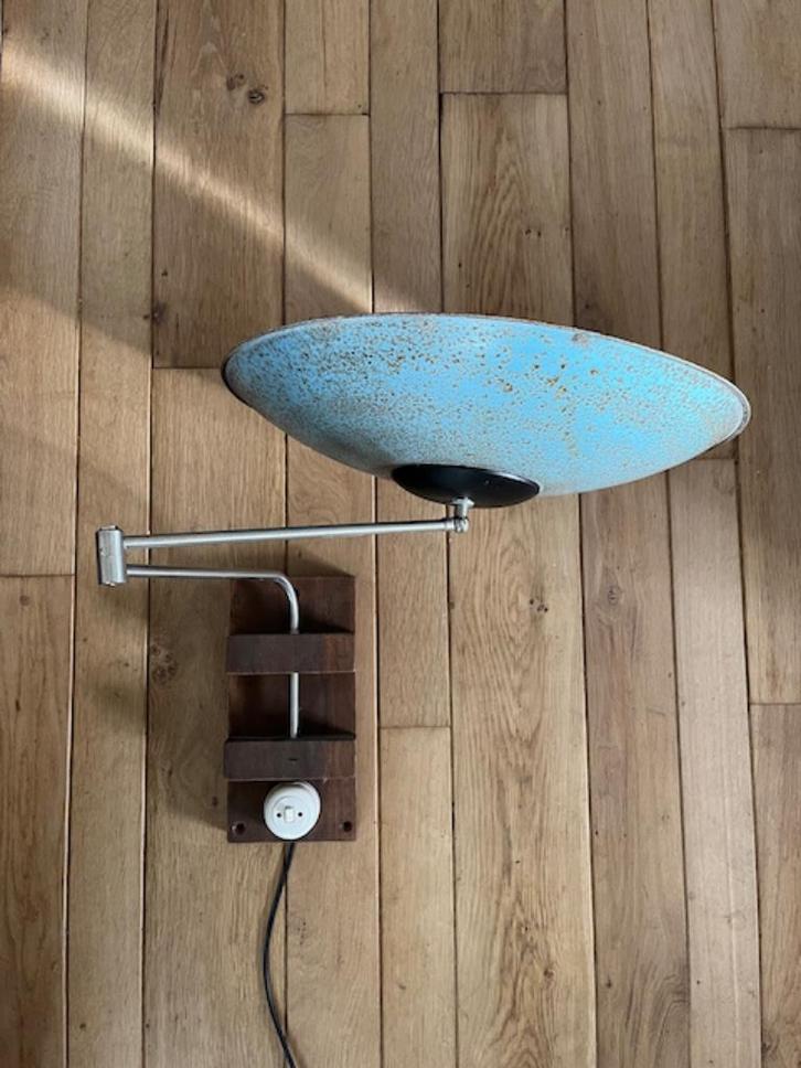 wandlamp, Huis en Inrichting, Lampen | Wandlampen, Hout, Metaal, Ophalen of Verzenden