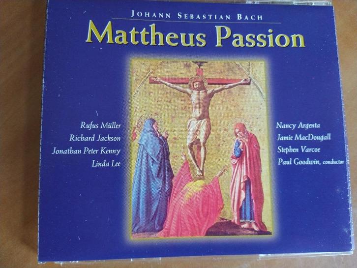 Dubbel-CD Mattheus Passion - Johann Sebastian Bach, Cd's en Dvd's, Cd's | Religie en Gospel, Zo goed als nieuw, Koren of Klassiek