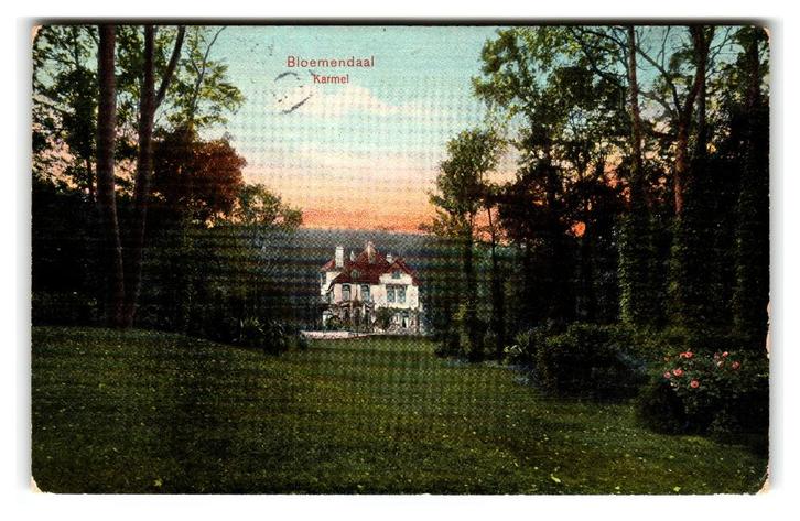Bloemendaal, Karmel, Verzamelen, Ansichtkaarten | Nederland, Gelopen, Noord-Holland, Voor 1920, Verzenden