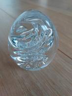 Glazen presse-papier met werveling - Handgemaakt, Ophalen of Verzenden, Gebruikt