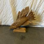 Houten koi karper - teakhout – bij TTM Wonen, Huis en Inrichting, TTM Wonen, Meubels – (Perzische) Tapijten en Woonaccessoires