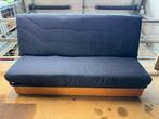 Ikea slaapbank 190 x 120 cm, Gebruikt, Blauw, Twijfelaar, 120 cm