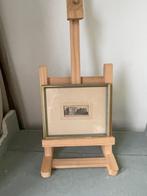 Antieke Engelse ets. Auction Mart. Ingelijst + passepartout., Antiek en Kunst, Kunst | Etsen en Gravures, Ophalen