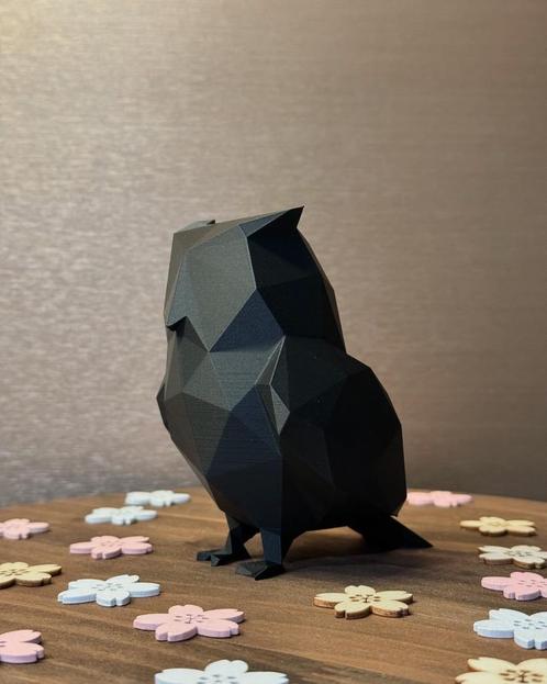 Beeldje van een uil, woondecoratie, vogel, dierenkunst, Huis en Inrichting, Woonaccessoires | Overige, Nieuw, Ophalen of Verzenden