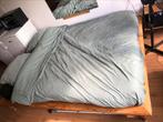 2-persoons bed - 220x180, Huis en Inrichting, Slaapkamer | Bedden, Ophalen, Bruin, Tweepersoons, Zo goed als nieuw