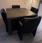 Tafel, Huis en Inrichting, Tafels | Eettafels, Ophalen, Gebruikt, Vierkant, 50 tot 100 cm