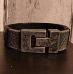 Josh heren armband 24.5 cm, Sieraden, Tassen en Uiterlijk, Armbanden, Ophalen of Verzenden, Zo goed als nieuw, Leer