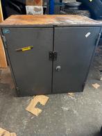 2x sterke stalen kasten, Huis en Inrichting, Ophalen of Verzenden, Zo goed als nieuw, 25 tot 50 cm