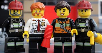 850618 LEGO Minifiguren Brandweer Set -Nieuw!!- beschikbaar voor biedingen