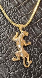 Prachtige panter 14k gouden hanger, Sieraden, Tassen en Uiterlijk, Armbanden, Ophalen of Verzenden, Nieuw, Goud, Goud