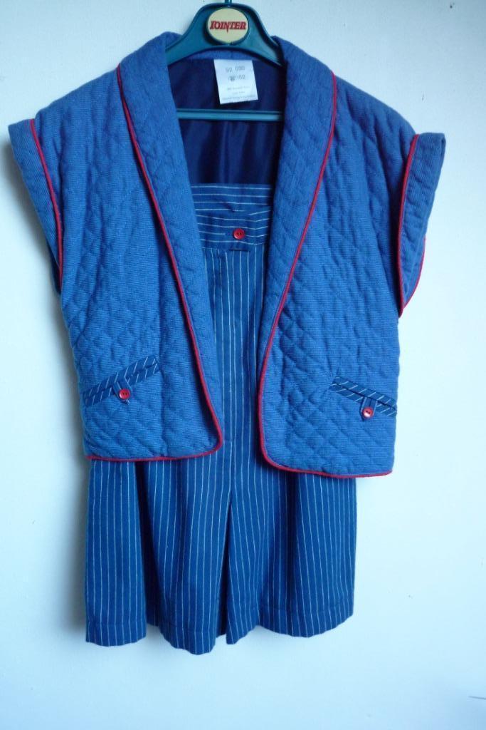 Meisjes Spijkerpakje 152, Kinderen en Baby's, Kinderkleding | Maat 152, Zo goed als nieuw, Meisje, Setje, Ophalen of Verzenden