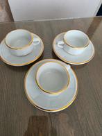 Apilco France kopjes en schotels 3x, Antiek en Kunst, Antiek | Servies compleet, Ophalen of Verzenden