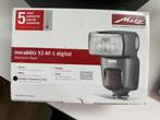 Metz Mecablitz 52 AF-1 Digital / Olympus / Panasonic / Leica, Ophalen of Verzenden, Zo goed als nieuw, Metz, Kantelbaar