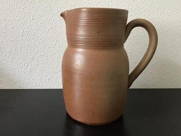 Franse aardewerken grès kan. Gres du Berry water/wijn kan. beschikbaar voor biedingen