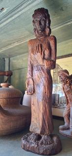 Oud houten beeld, Ophalen