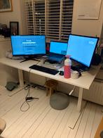 Ikea Skarsta bureau + Mullfjallet bureaustoel, Huis en Inrichting, Ophalen, In hoogte verstelbaar, Gebruikt, Stabureau